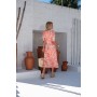 VESTIDO MIDI VISCOSE ESTAMPA CORAL REF: 11131025